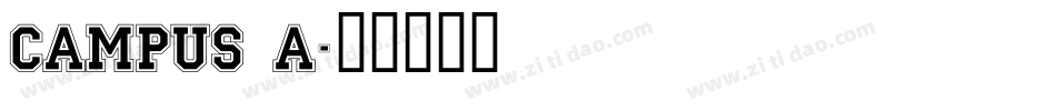 Campus A字体转换